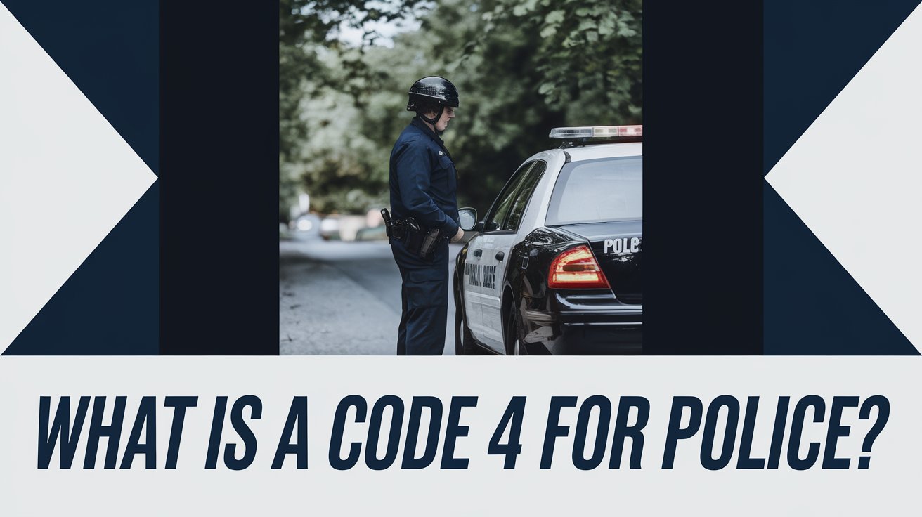 what is a code 4 for police