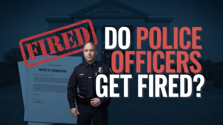 Do Police Officers Get Fired: Facts Behind Badge Terminations