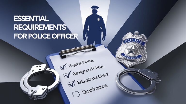 Essential Requirements for Police Officer: Education & Skills