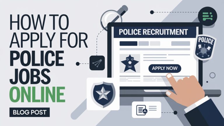 How to Apply for Police Jobs Online: Step-by-Step Career Process