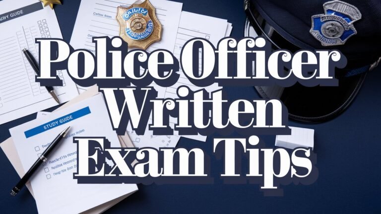 Police Officer Written Exam Tips: Succeed with Confidence