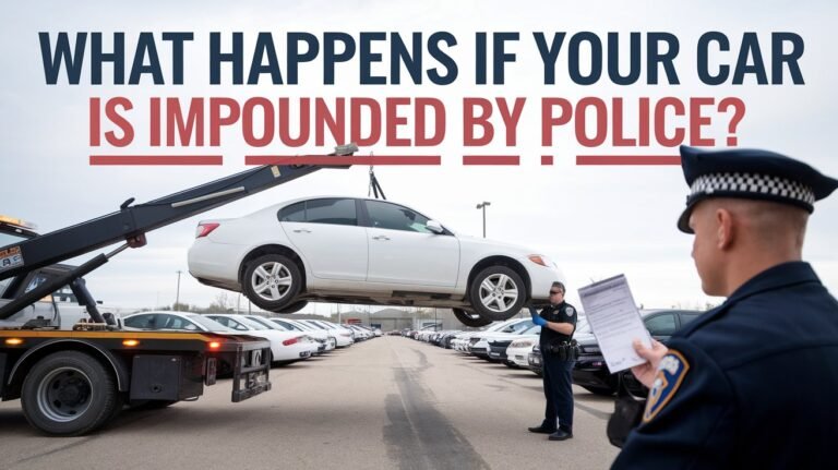 What Happens If Your Car Is Impounded by Police