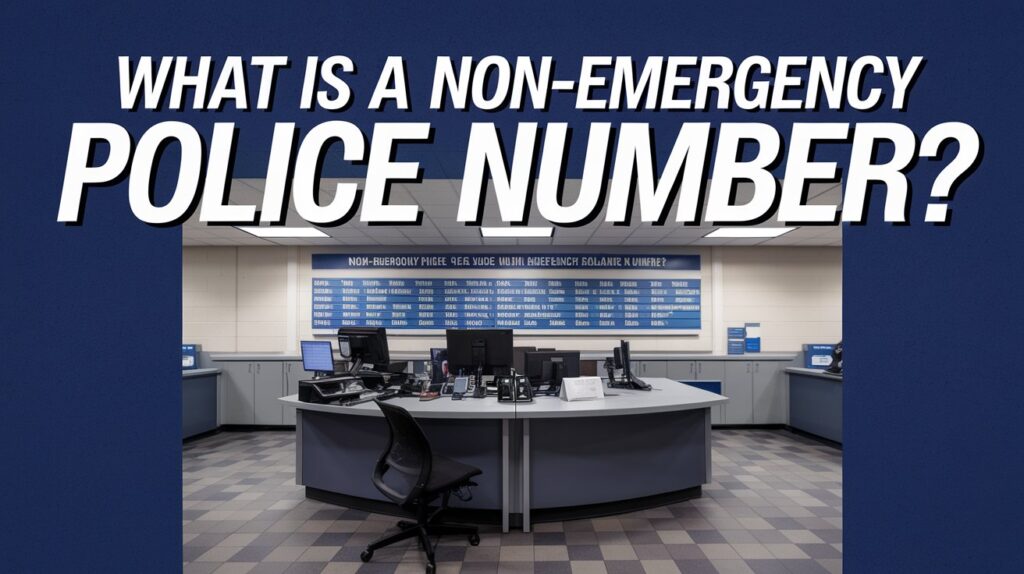 what is a non emergency police number