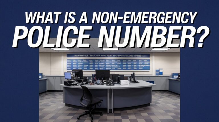 What Is a Non-Emergency Police Number? When & How to Use Them