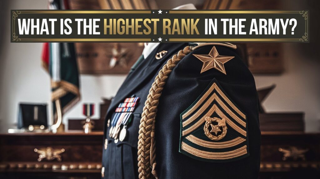 what is the highest rank in the army