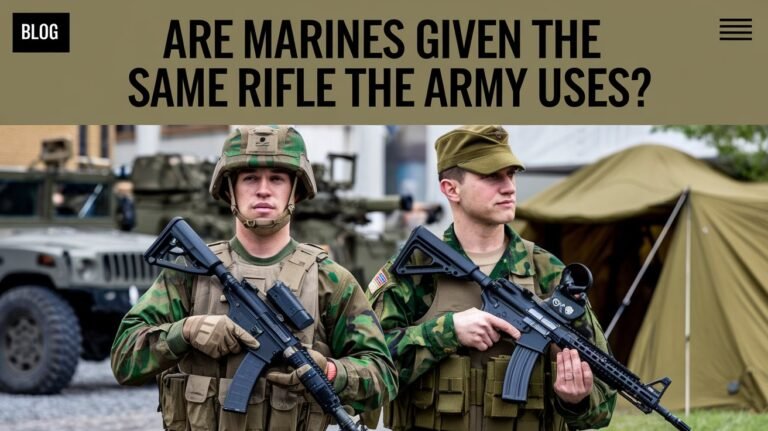 Are Marines Given The Same Rifle The Army Uses?