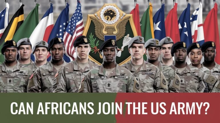 Can African Join the US Army: Eligibility and Requirements