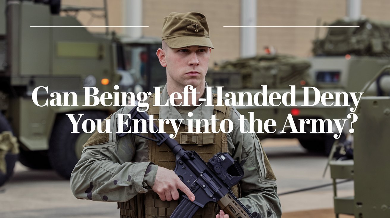 can being left handed deny you entry into the army 2