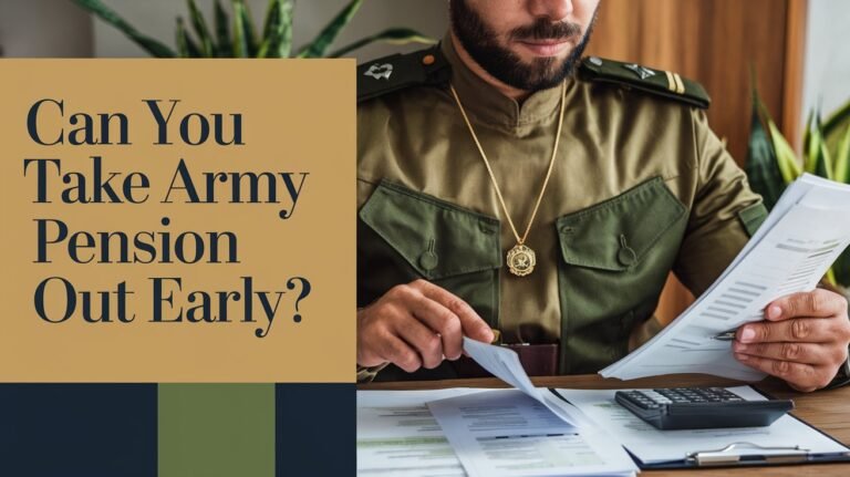 Can You Take Army Pension Out Early? Rules and Options