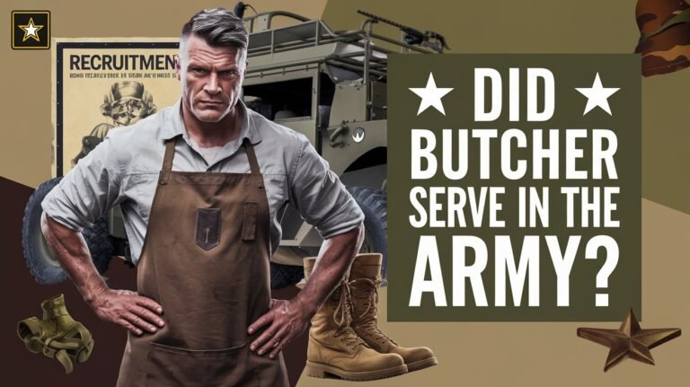 Did Butcher Serve in the Army: Military History Revealed