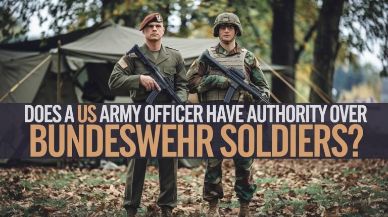 Does A Us Army Officer Have Authority Over Bundeswehr Soldiers?