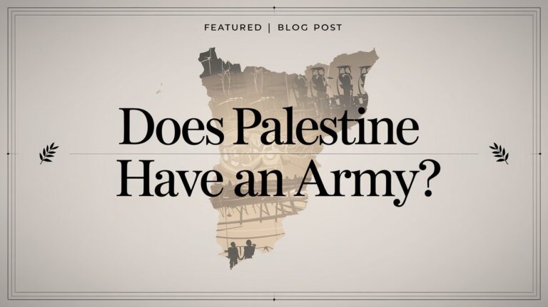 Does Palestine Have an Army: Current Defense Forces & Capabilities