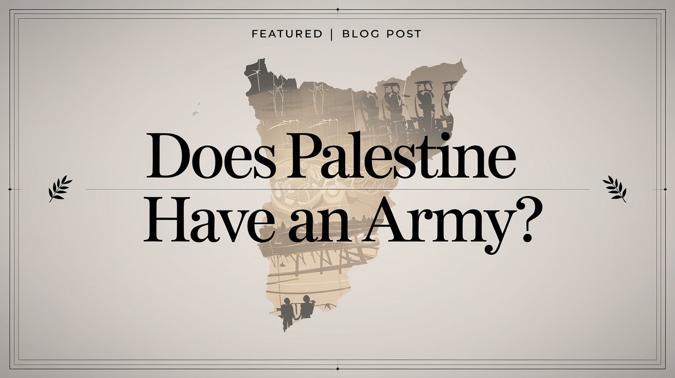 does palestine have an army