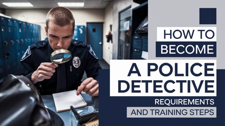 How to Become a Police Detective: Requirements and Training Steps