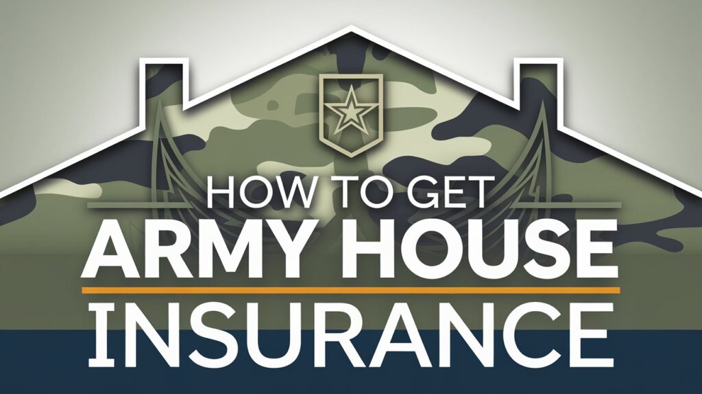 how to get army house insurance