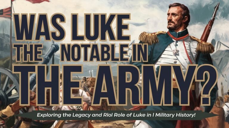 Was Luke The Notable In The Army: His Military Role