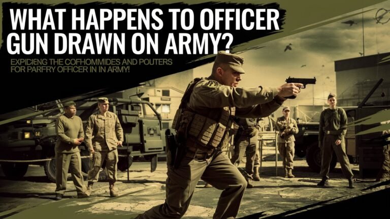 What Happen to Officer Gun Drawn on Army?