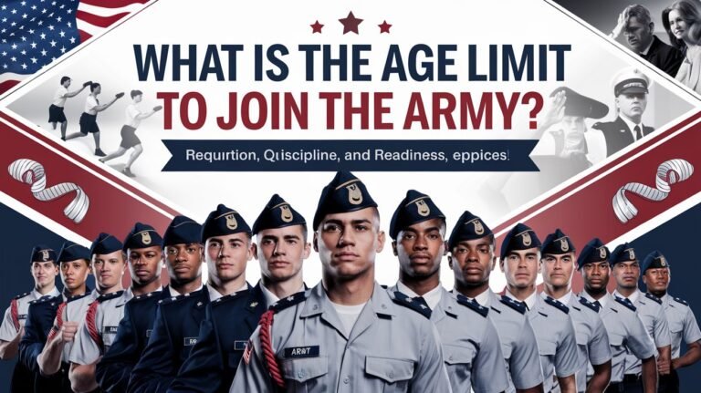 What Is the Age Limit to Join the Army? Requirements and Details