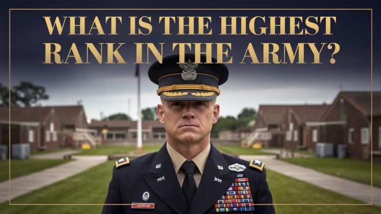 What Is the Highest Rank in the Army: Explained Clearly