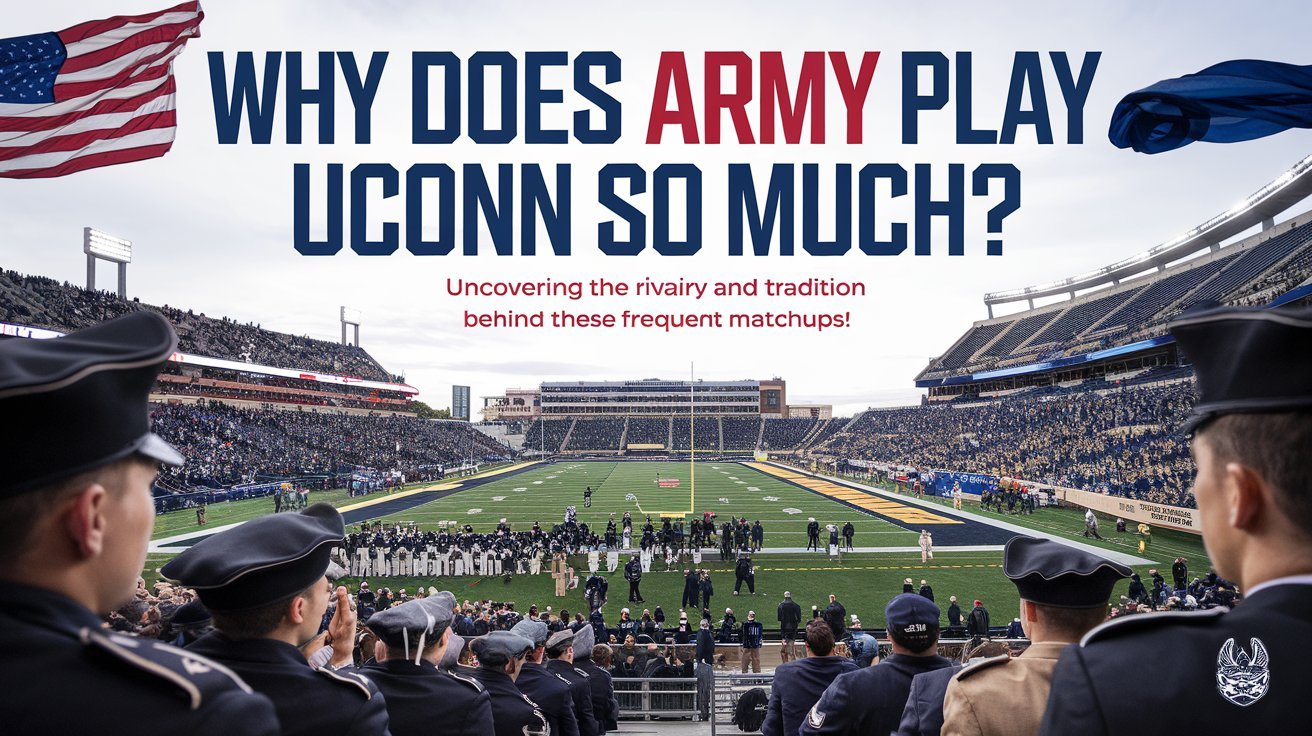 why does army play uconn so much