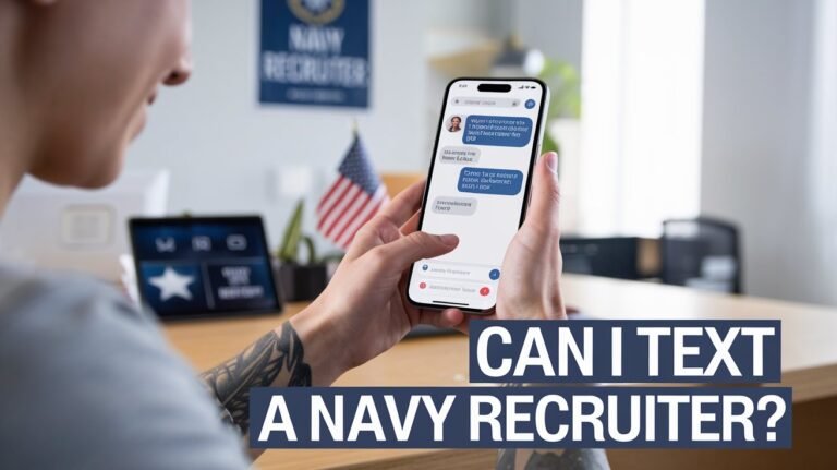 Can I Text A Navy Recruiter? Communication Options