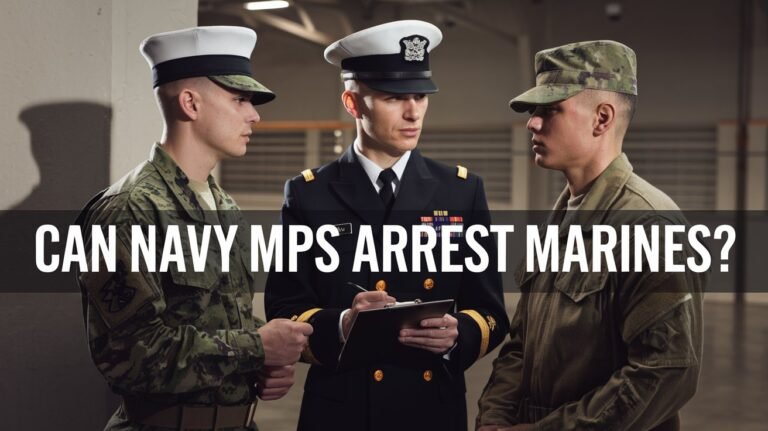 Can Navy MPs Arrest Marines? Authority and Jurisdiction