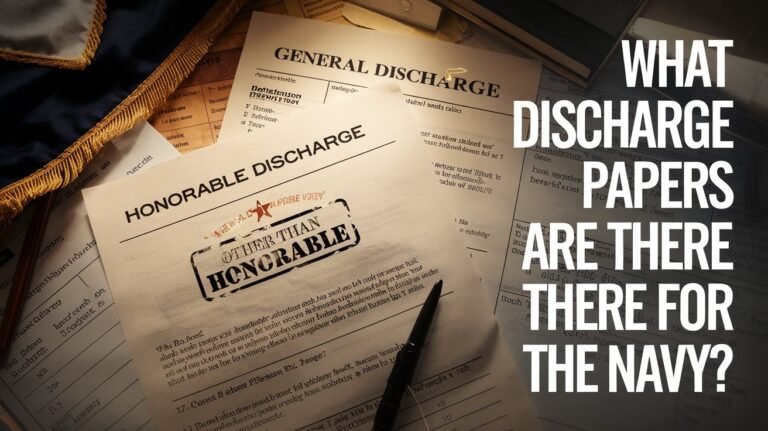 What Discharge Papers Are There For The Navy? Document Details