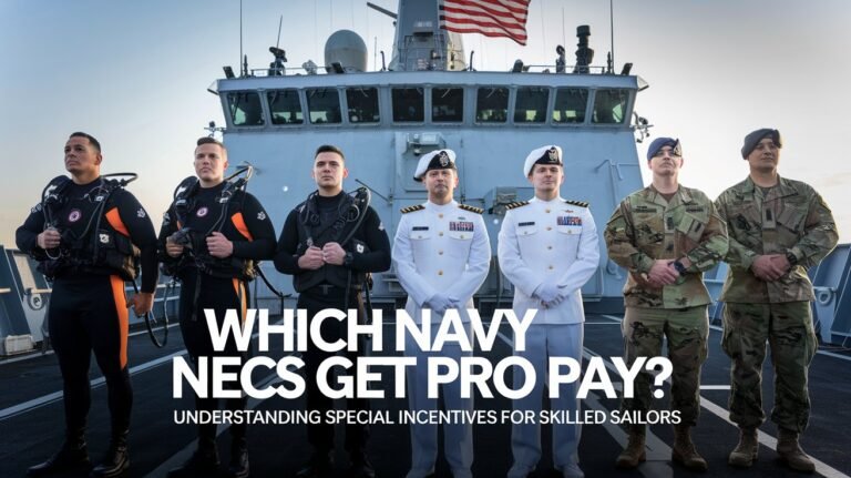 Which Navy Necs Get Pro Pay? Specialties and Rates